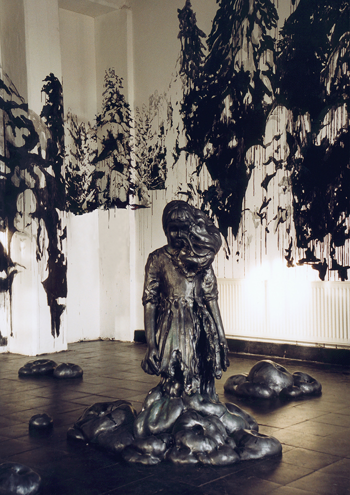 Anne Wenzel, o.T. (schwarzes Mädchen), 2003, Bochum, 2004